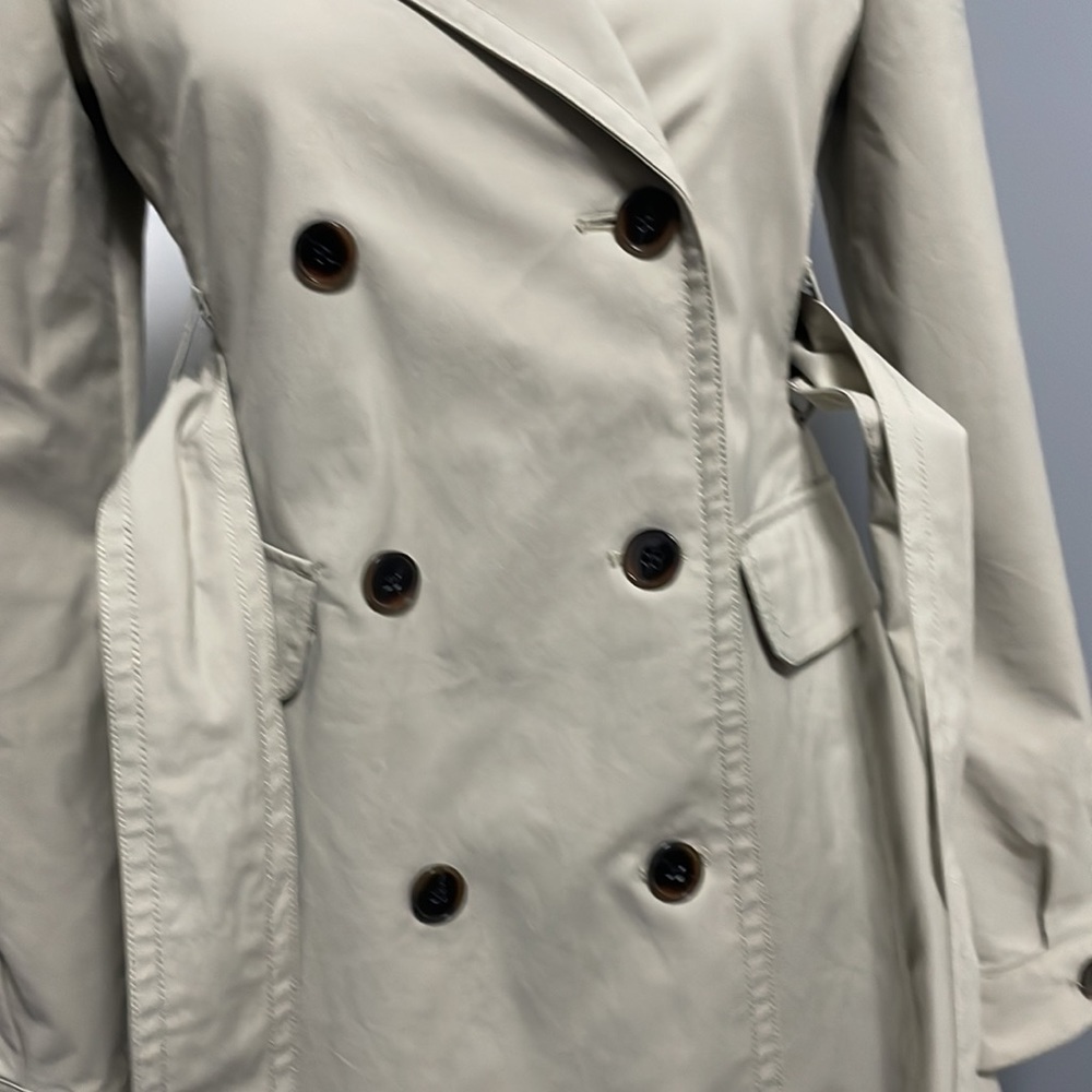 Jacob Beige Trench Coat with Belt - Picture 3 of 9